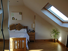 Loft conversion in bedroom